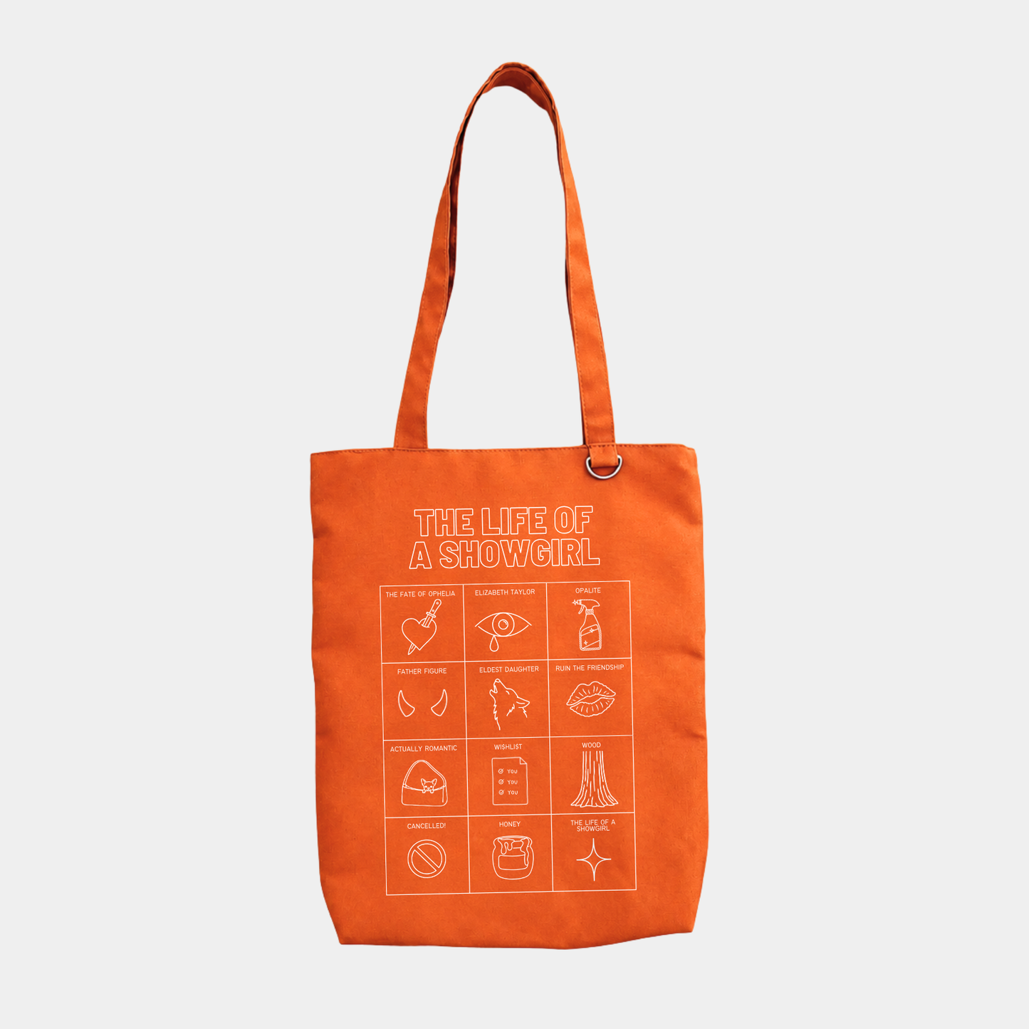the life of a show girl tote