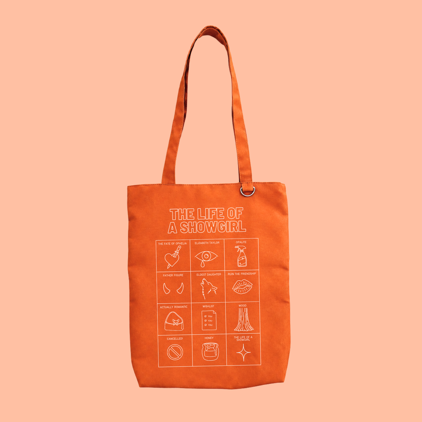 the life of a show girl tote