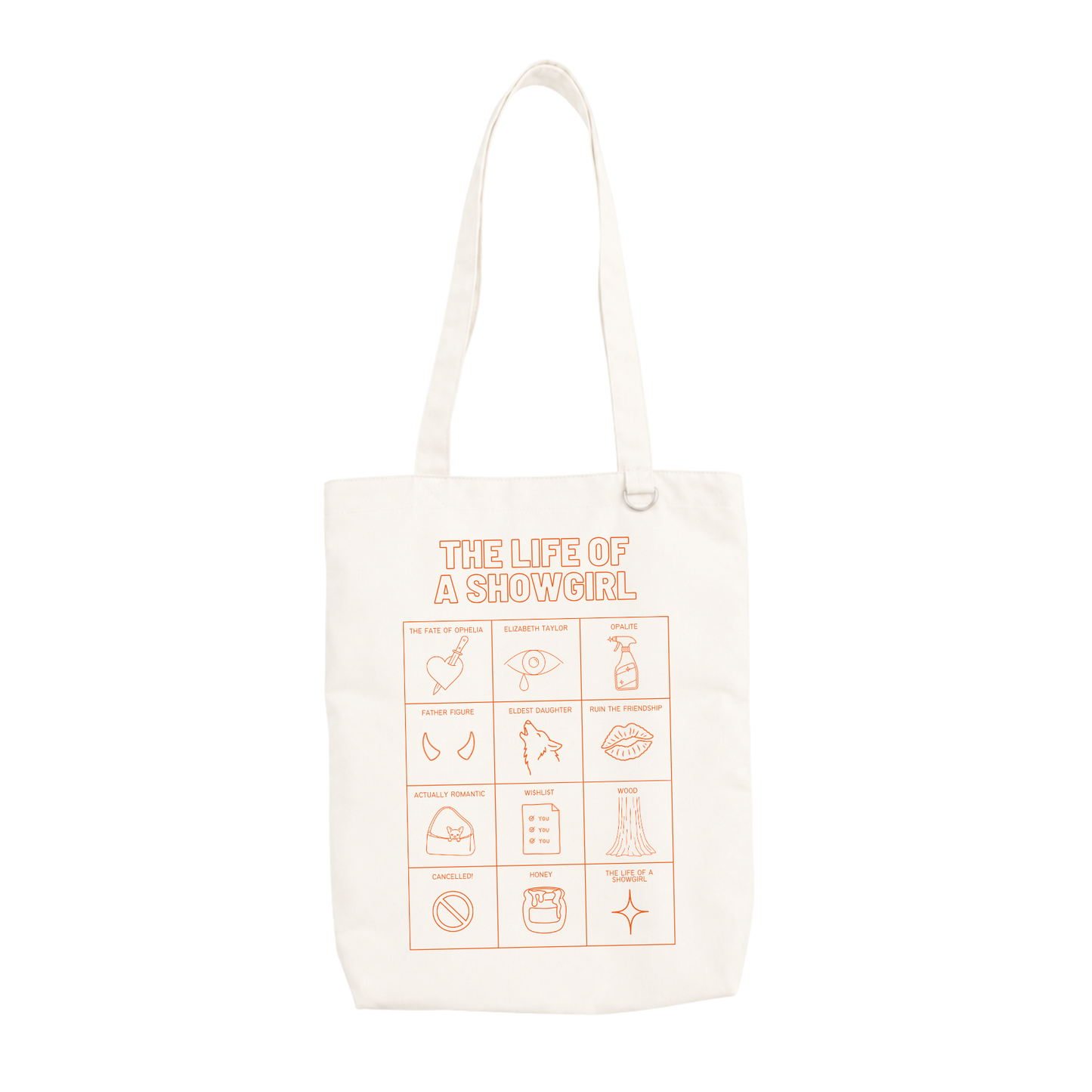 the life of a show girl tote